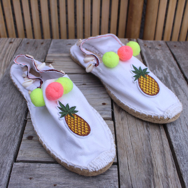 espadrilles ananas